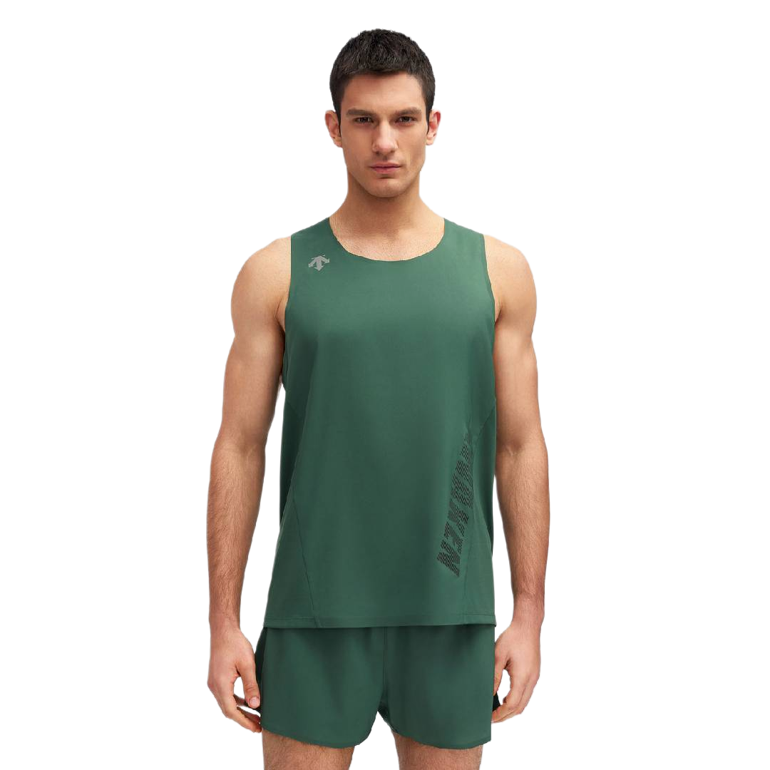 DESCENTE Running Tank Top Men’s GN Dark Forest