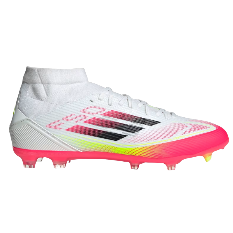 Adidas F50 League Soccer Shoes Unisex White Yellow Red