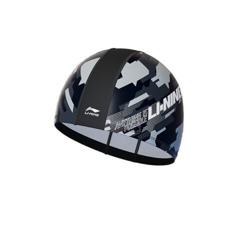 Li Ning Swimming Caps Kids’ Black Gray