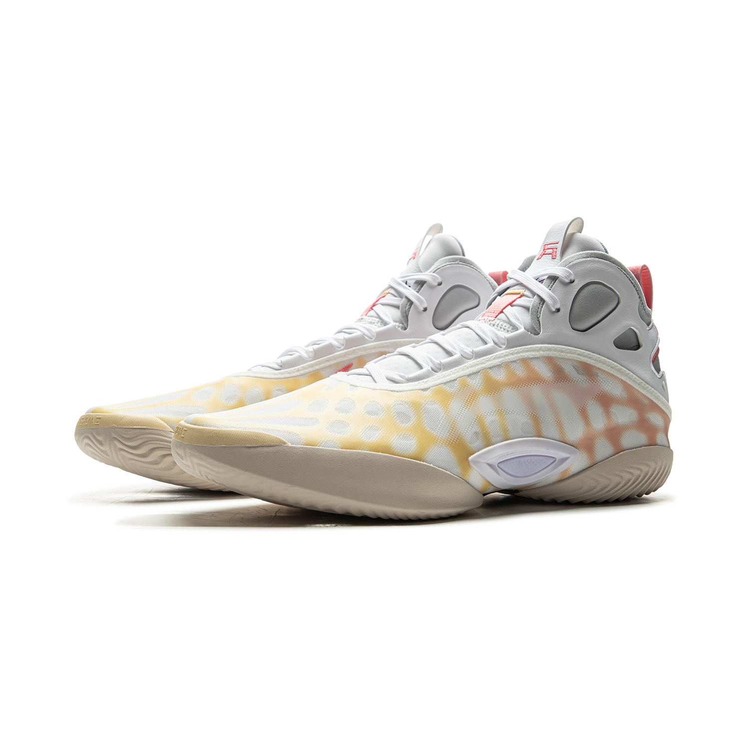 Li Ning Yushuai 19 Nuclear Core Basketball Shoes Men’s Mid Top Orange