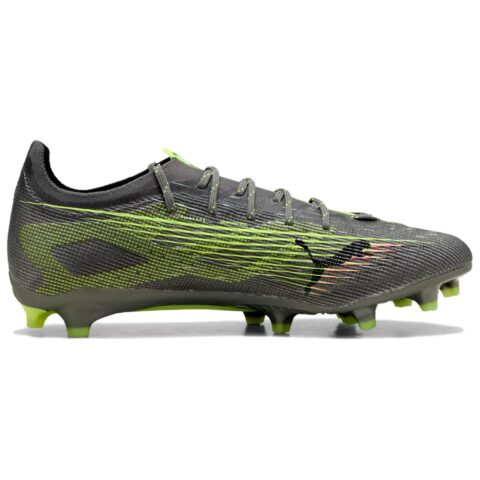 PUMA Ultra 5 Pro Artificial Turf Soccer Shoes Men’s Silver Yellow