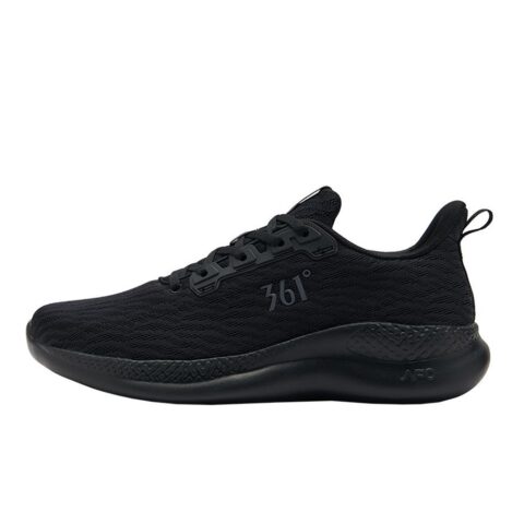361° Breathable Mesh Cushioning Slip Resistant Low top Running Shoes Men’s Black