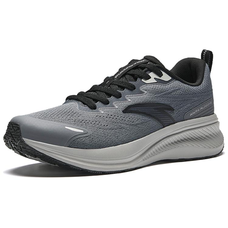 CHAOJIANTA Slip Resistant Abrasion Resistant Low top Casual Running Shoes Men’s Gray Black