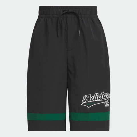 Adidas Originals Casual Sportswear Black/Dark Green Kids’
