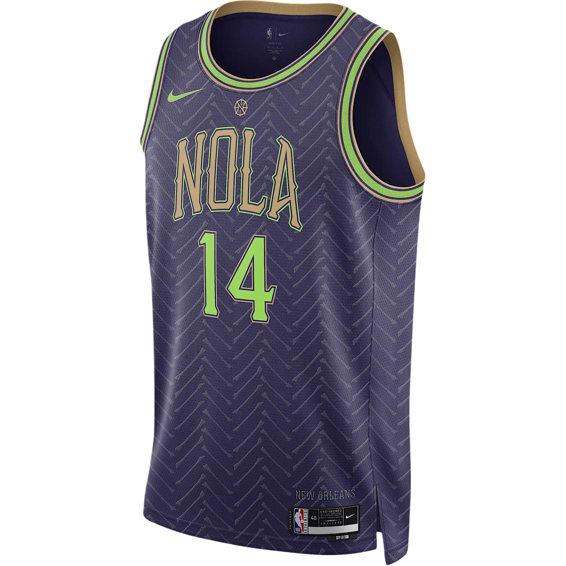 Nike Brandon Ingram New Orleans Pelicans 2024/25 City Edition Men’s Nike Dri-FIT Nba Swingman Jersey