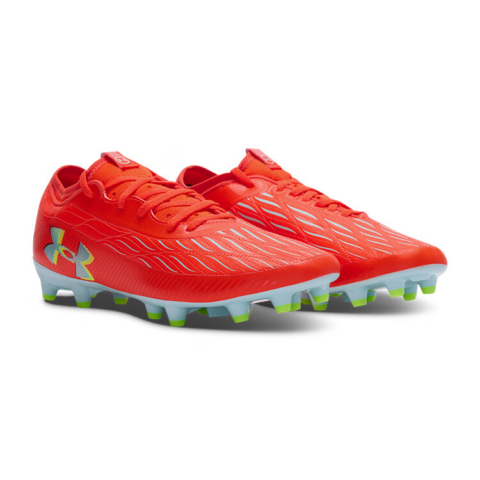 Under Armour Magnetico Select 4 Soft And Comfortable FG Firm Ground Abrasion Resistant Soccer Shoes Unisex Red