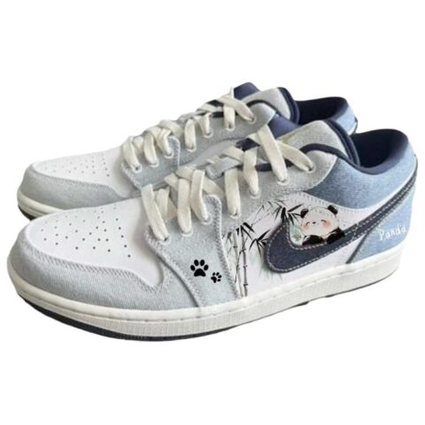 Jordan Air Jordan 1 Vintage Basketball Shoes Men’s Low Top White/Blue