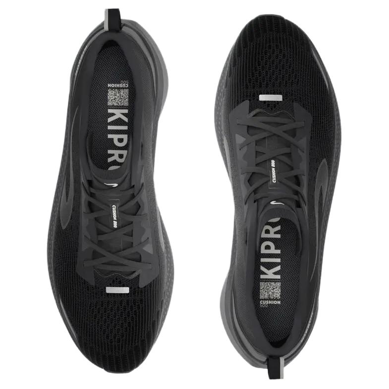 DECATHLON Cushion 500 Cushioning Abrasion Resistant Low top Casual Running Shoes Women’s Black