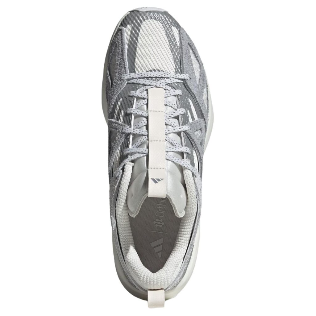 Adidas Kantai Trail Fashion Trend Textile, Leather Running Shoes Unisex White Gray Silver