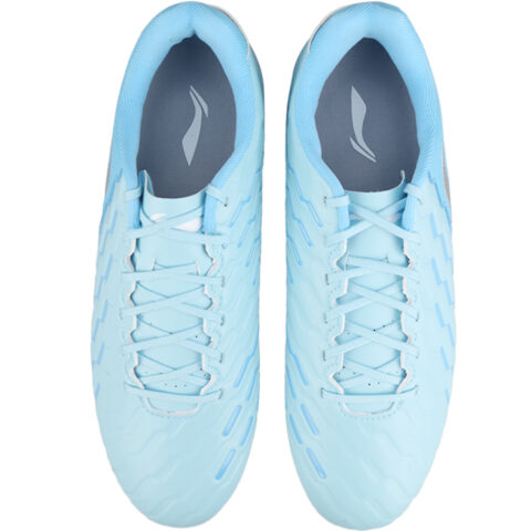 Li Ning MG Multi Ground Artificial Turf Cushioning Slip Resistant Soccer Shoes Men’s Blue