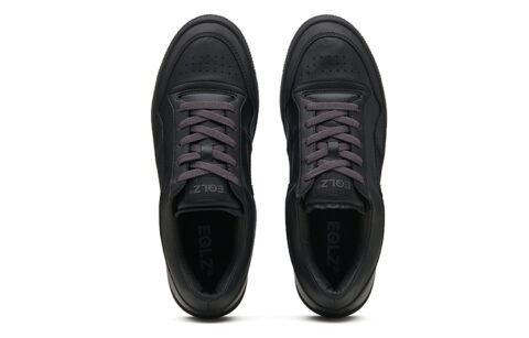 EQLZ EQUALIZER 1970 Lightweight Low-Top Vintage Basketball Shoes Black Fog Made In USA Nappa Genuine Leather