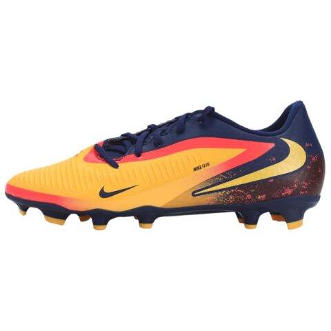 Nike Phantom 6 Abrasion Resistant Soccer Shoes Unisex Yellow
