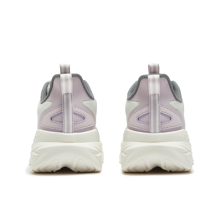 361° Flying Feather 3.0 Abrasion Resistant Breathable Slip Resistant Low top Running Shoes Women’s Beige Purple