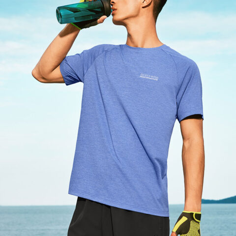 Skechers Comfortable Technology Cooling Collection T Shirt Men’s Persian Sapphire Blue