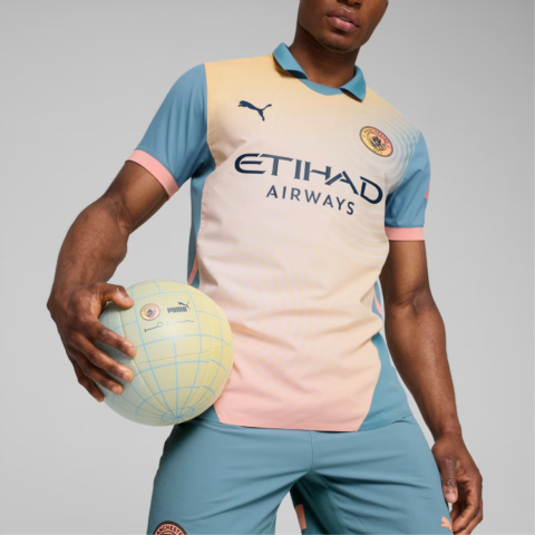 PUMA Camiseta De Fútbol De Visitante Auténtica Manchester City 24/25 Para Hombre