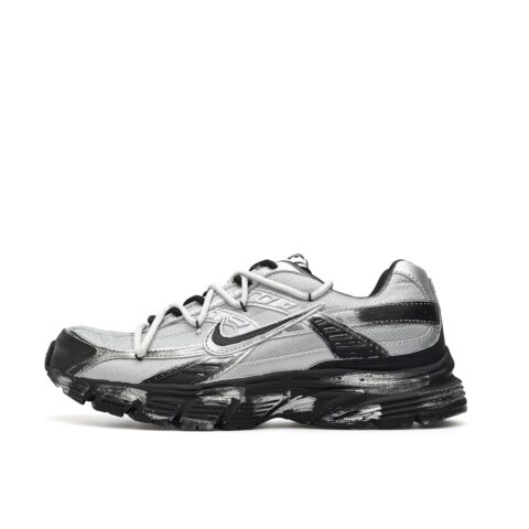 Nike Initiator Mesh Abrasion Resistant Lightweight Low top Casual Running Shoes Unisex Black Gray Silver