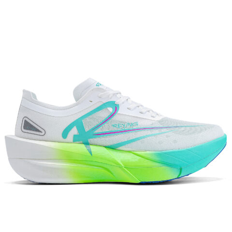 REYING Low top Running Shoes Unisex Flowing Cherry Bright Green Mismatched