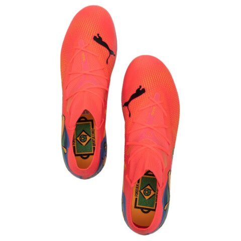 PUMA FUTURE 7 MG Multi Ground Soccer Shoes Men’s Orange Blue