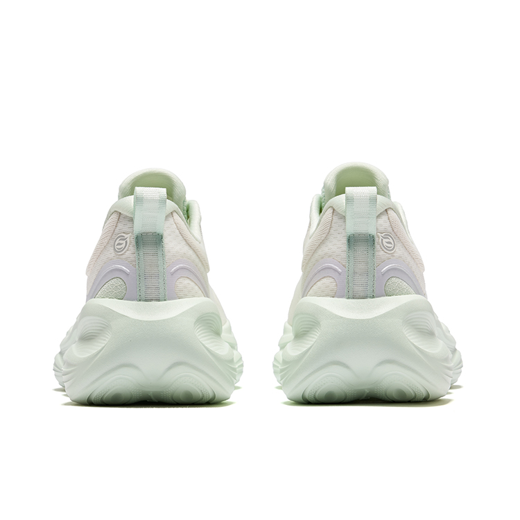 Erke Cushioning Rebound Low top Training City Commuting Running Shoes Women’s Microcrystal White Purified Water