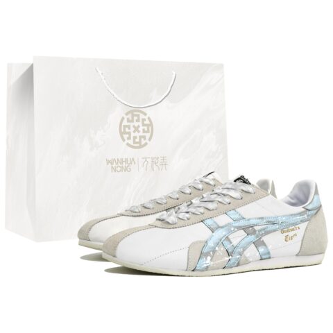 Onitsuka Tiger Runspark Abrasion Resistant Low top Running Shoes Unisex White