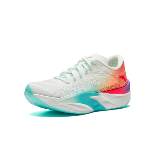 Anta C202 6.0 Slip Resistant, Abrasion Resistant, Breathable Low top Running Shoes Women’s White Green Orange