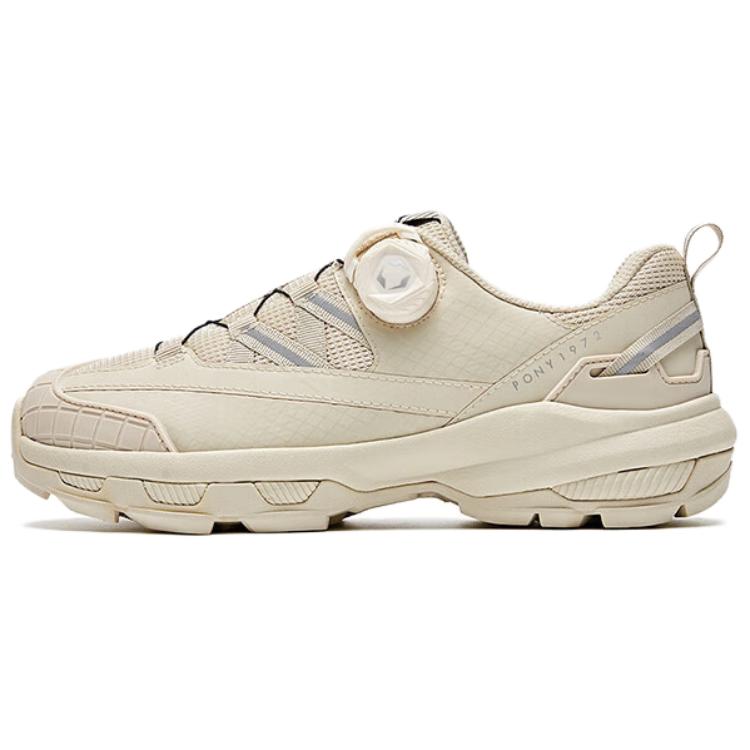 Pony Abrasion Resistant Breathable Low top Hiking Shoes Women's Beige