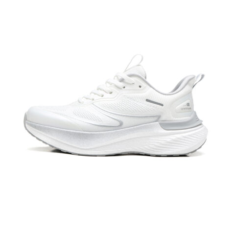 Meixi Breathable And Lightweight Low top Running Shoes Men's Ivory White