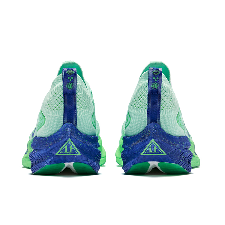 Erke Blue Environment 2.5 Cushioning Breathable Rebound Low top Running Shoes Men’s Fluorescent Colorway