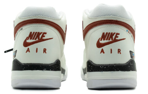 Nike Flight Legacy Mid top Vintage Basketball Shoes Unisex Beige
