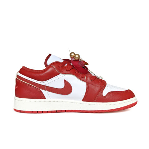 Jordan Air Jordan 1 Abrasion Resistant Low top Vintage Basketball Shoes Women’s Red