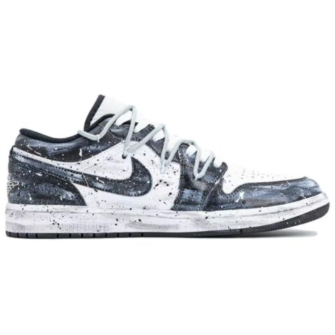 Jordan Air Jordan 1 Snowfield Divine Eyes Leather Abrasion Resistant Height Increasing Abrasion Resistant Low top