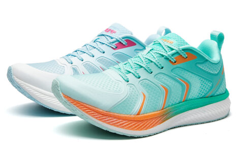 VOIT Running Shoes Unisex Low Top Green Blue