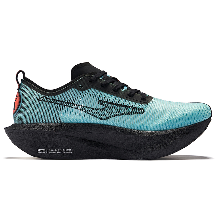 Erke Blue World 3.0 Cushioning Breathable Rebound Low top Marathon Racing Running Shoes Men’s Diving Blue Jet Black