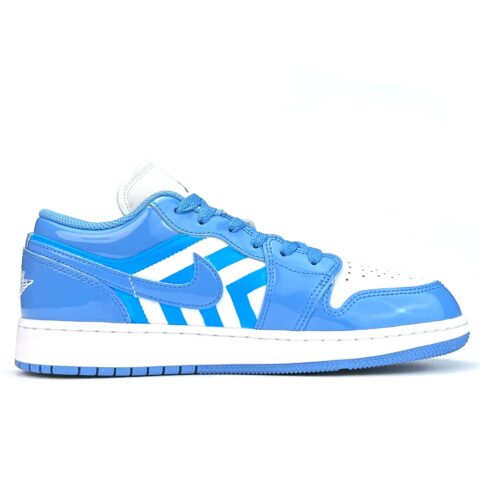 Jordan Air Jordan 1 Vintage Basketball Shoes Unisex Low Top Blue/White