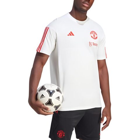 Adidas Manchester United Tiro 23 Training T Shirt Soccer Jersey Men’s White