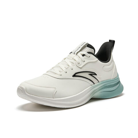 Anta Hydrogen Run Slip Resistant Abrasion Resistant Low top Running Shoes Men’s White Black