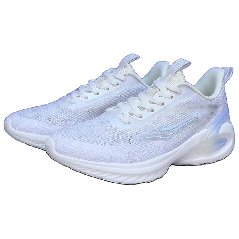 Erke Cushioning Breathable Lightweight Low top Casual Sprint City Commuting Running Shoes Women’s White