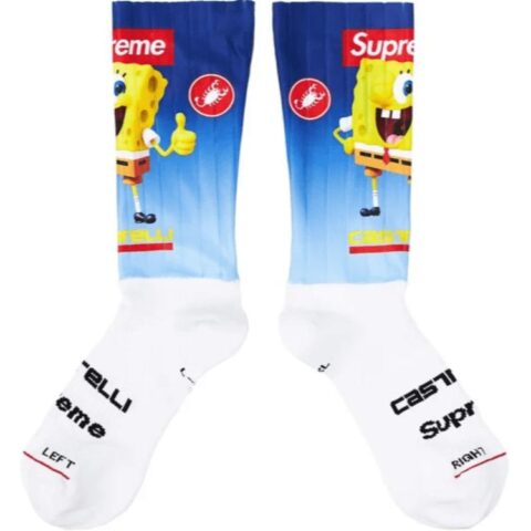 Supreme Sponge Baby, Collaboration Cycling Socks Unisex