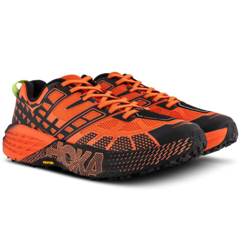 HOKA ONE ONE Speedgoat 2 Tomato Electric Green