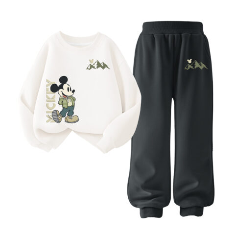 Disney Kids Casual Sportswear Crew Neck Moderate