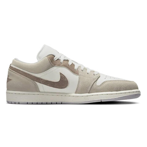 Jordan Air Jordan 1 Vintage Basketball Shoes Unisex Low Top Brown/White