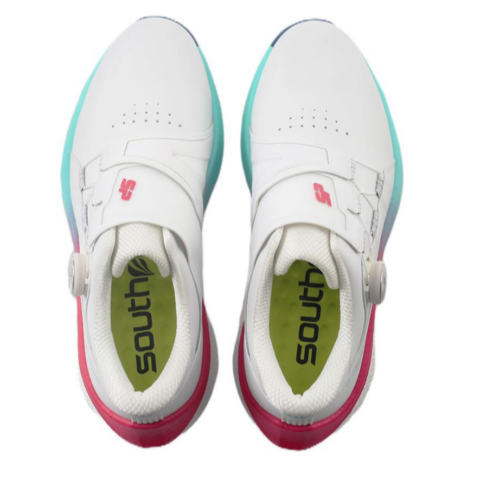 SOUTHPORT Slip Resistant, Abrasion Resistant, Waterproof Low top Golf Shoes Unisex White