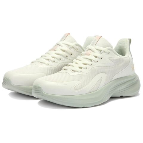 361° Slip Resistant Abrasion Resistant Low top Casual Running Shoes Women’s White Green