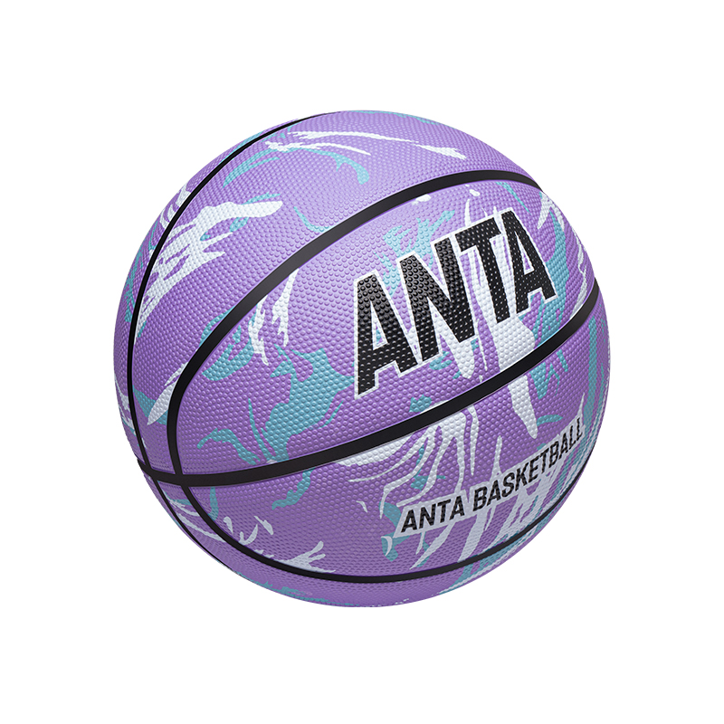 Anta Rubber Basketball Painted Purple Size 7/Size 5 Ball Street Training Competition Unisex China Mainland Version