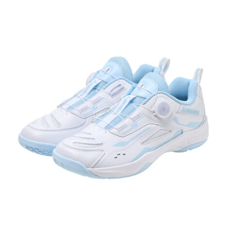 Kawasaki Cushioning Slip Resistant Coverage Low top Badminton Shoes Unisex Hydrogen Blue