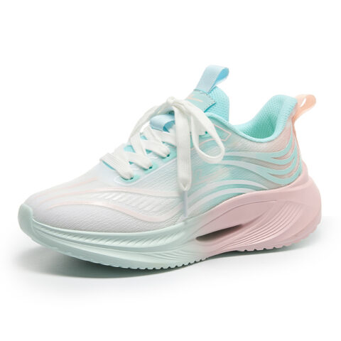 WARRIOR Running Shoes Women’s Low Top White/Green/Pink