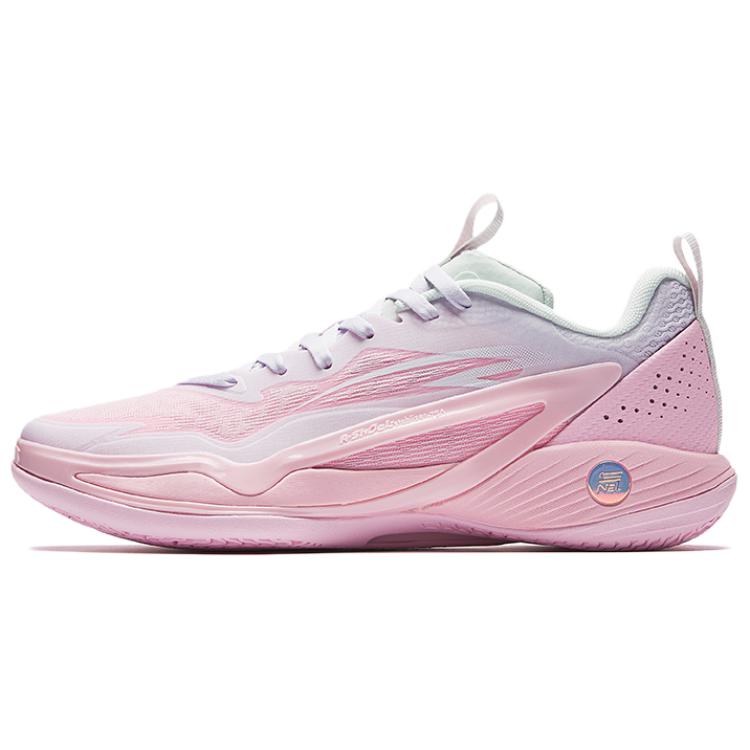 CHAOJIANTA Breathable Lightweight Rebound Low top Basketball Shoes Men’s Pink