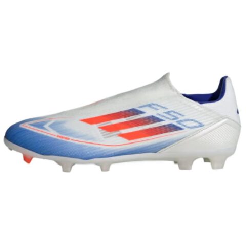 Adidas F50 League Laceless Firm/Multi Ground Cloud White Solar Red Lucid Blue