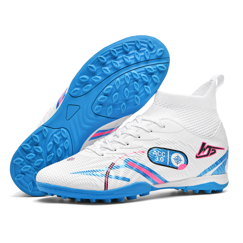 WEJIESS TF Turf Soft Ground Firm Ground Slip Resistant Abrasion Resistant Soccer Shoes Unisex