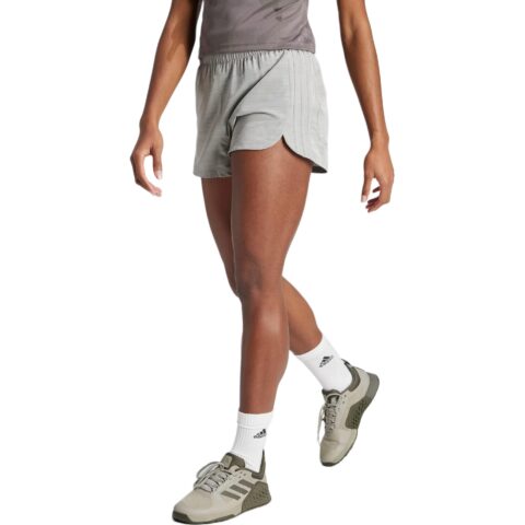 Adidas Free Shipping With AdiClub Pacer Training 3 Stripes Woven High Rise Shorts